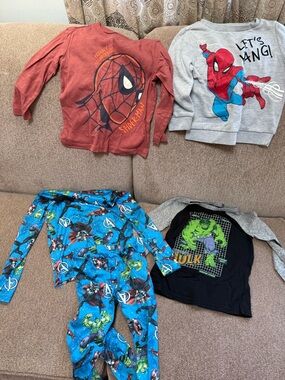 Marvel Kids 3T Bundle - Blue, Red, Gray, Black